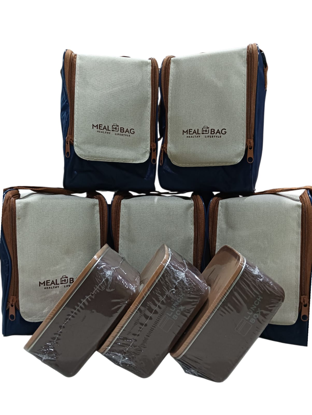 Miniatura 3 de Lonchera Termica x3 Cuadrada